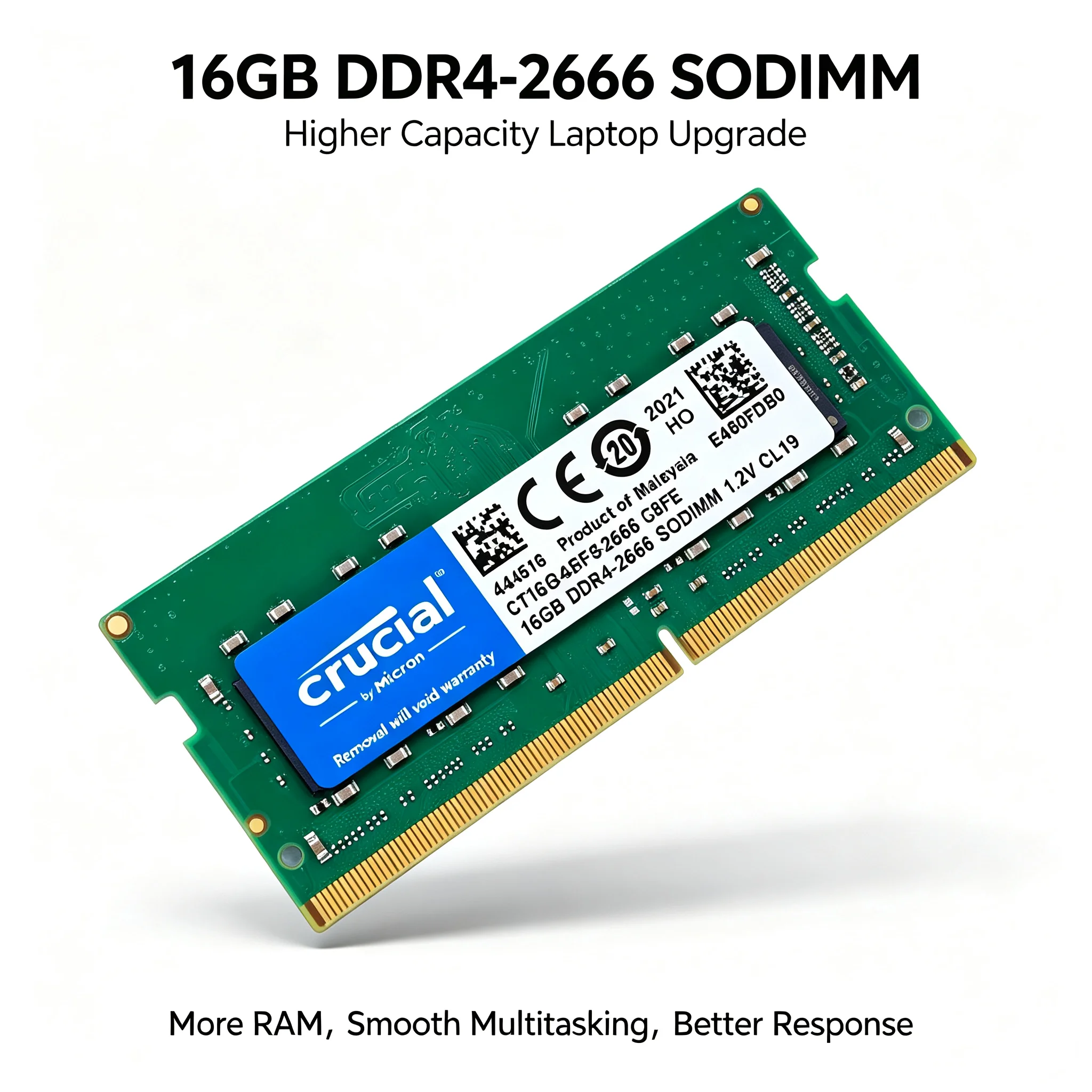 Crucial 1PCS/2PCS DDR4 Laptop  – Ddr4 2400Mhz Bewertung und Preis