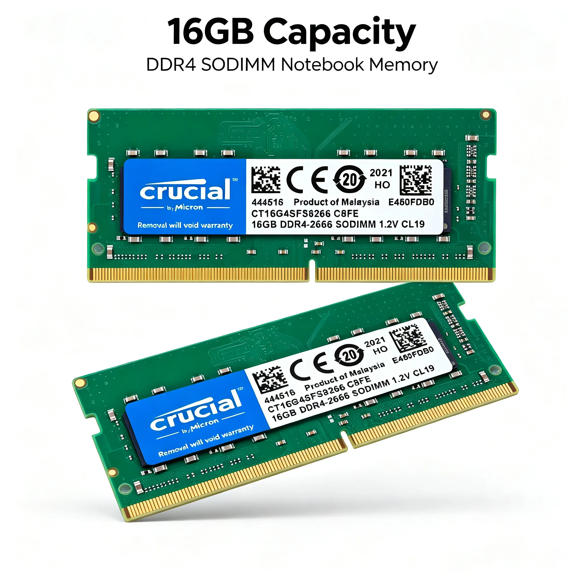 Crucial 1PCS/2PCS DDR4 Laptop  – Ddr4 2400Mhz Bewertung und Preis