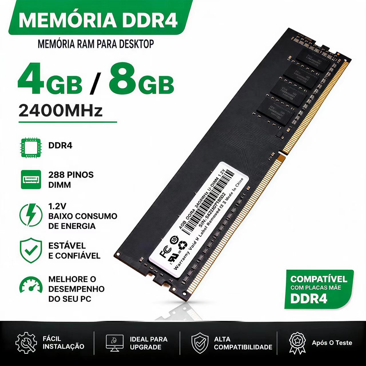 DDR4 RAM 4GB 8GB 2400MHz Deskt – Ddr4 2400Mhz Bewertung und Preis