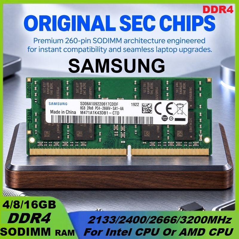 SAMSUNG DDR4 RAM 16GB 32GB 4GB – Ddr4 2400Mhz Bewertung und Preis