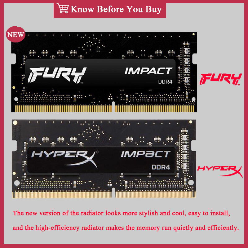 DDR4 FURY Impact RAM 16 GB 8 G – Ddr4 2400Mhz Bewertung und Preis